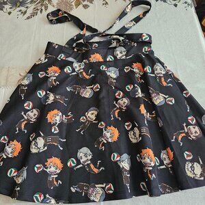 Hot Topic Hanikyu!! Overall Skirt